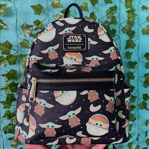 Grogu Loungefly Backpack from Disneyland